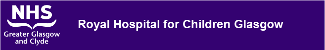 Royal hospital for children Glasgow logo